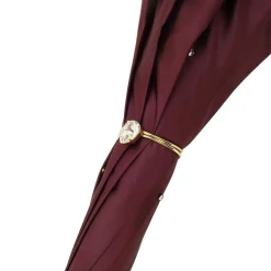 Il Marchesato Burgundy Luxury Women's Umbrella New