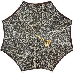 Il Marchesato Burgundy shimmering with internal lace design New