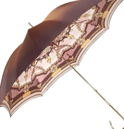 Il Marchesato Charming Double Cloth Woman's Umbrella Exclusive Design by il Marchesa Fashion