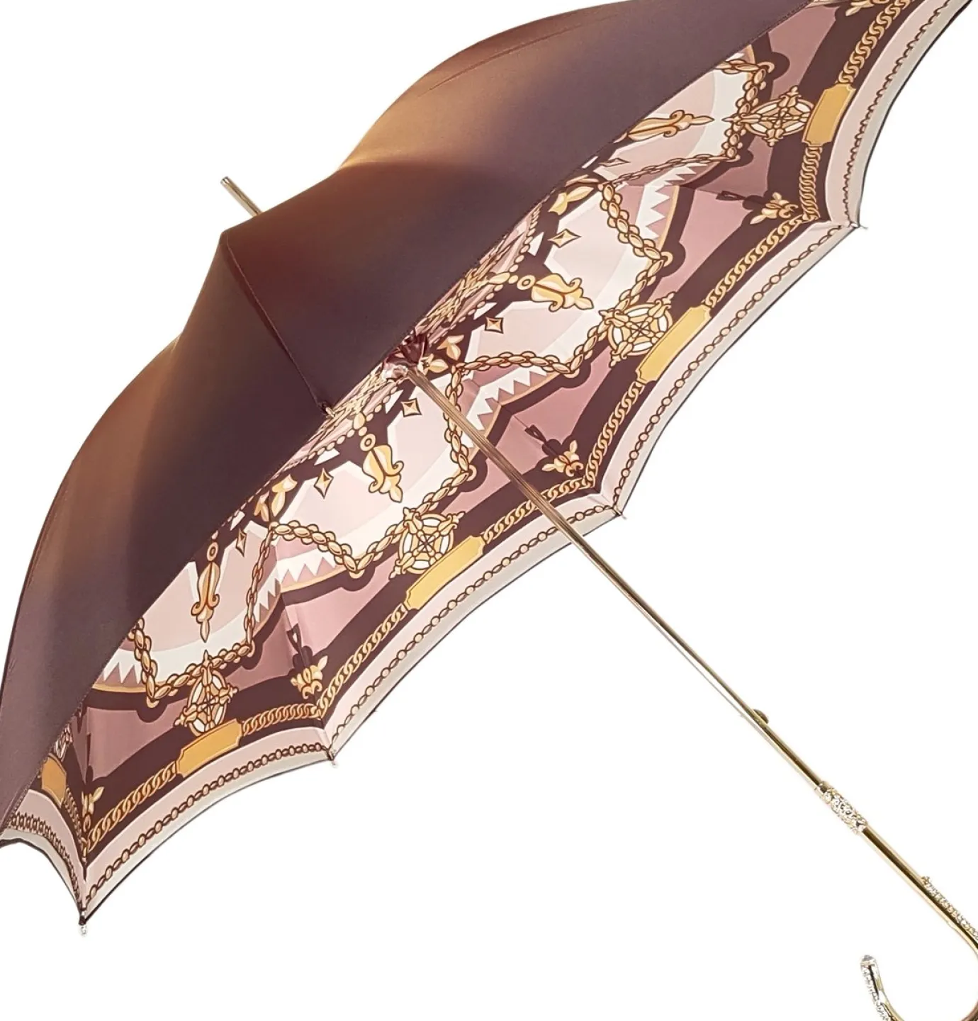 Il Marchesato Charming Double Cloth Woman's Umbrella Exclusive Design by il Marchesa Fashion