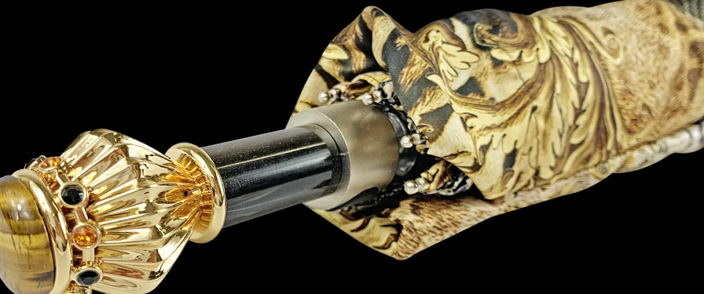 Il Marchesato Classic and elegant mini umbrella with Jewel handle Sale