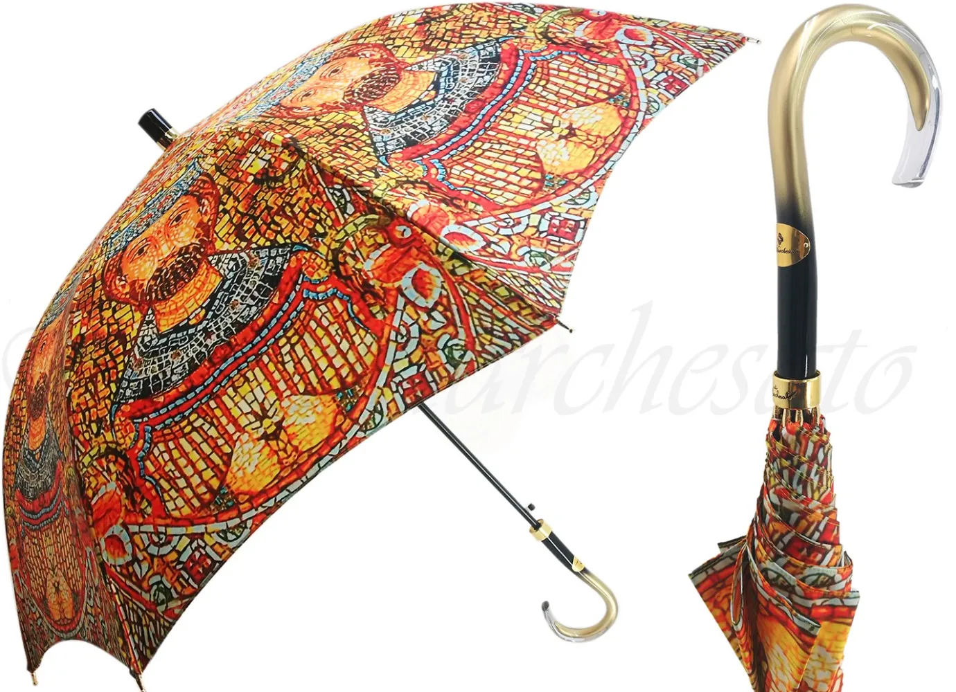 Il Marchesato Classic Automatic opening Umbrella - Byzantine Design Best