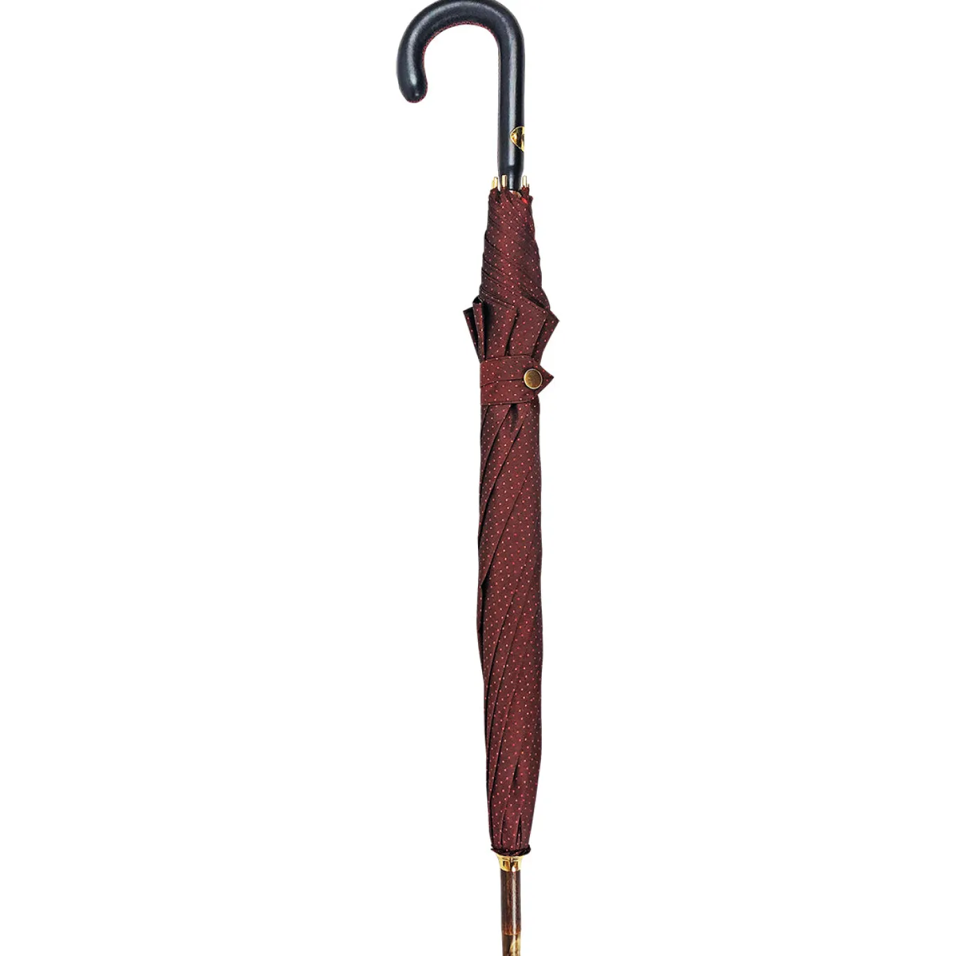 Il Marchesato Classic men's umbrella with leather handle Sale