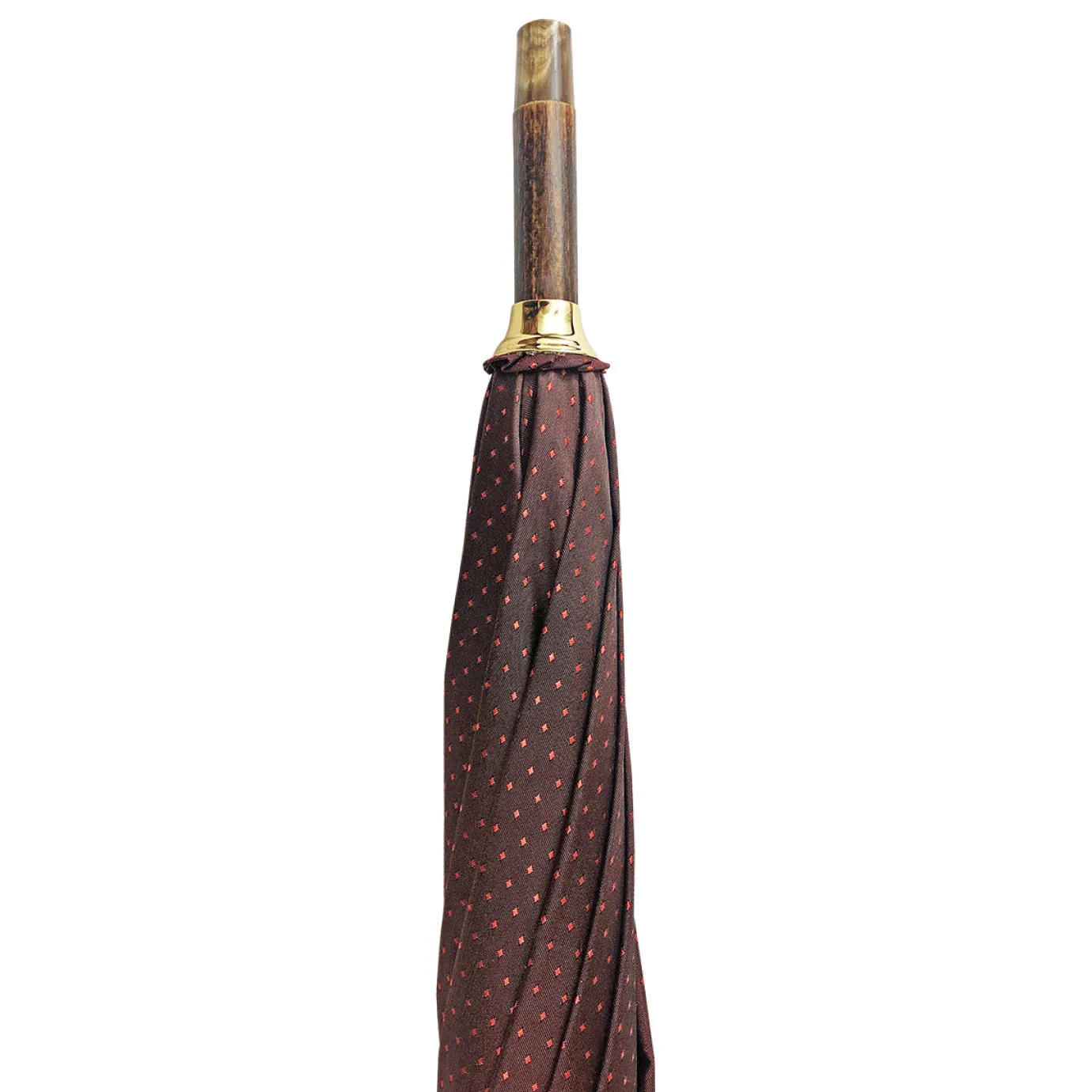 Il Marchesato Classic men's umbrella with leather handle Sale