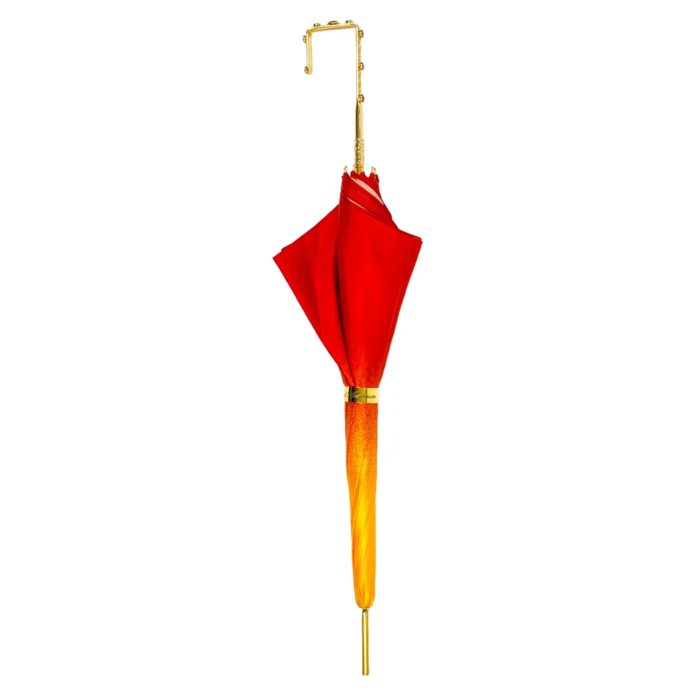 Il Marchesato Colorful Handcrafted Umbrella with Flower, Made in Italy Clearance