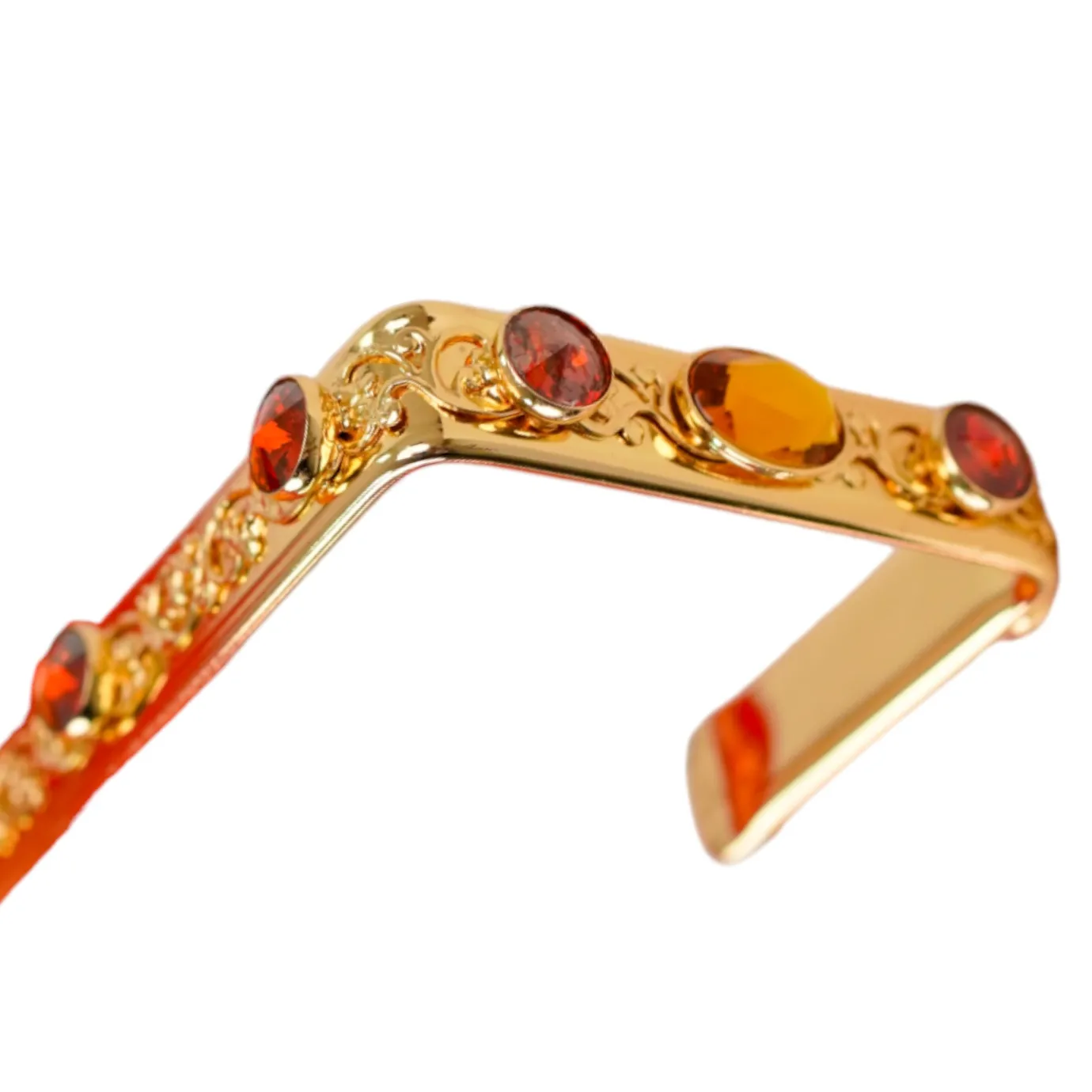 Il Marchesato Colorful Handcrafted Umbrella with Flower, Made in Italy Clearance