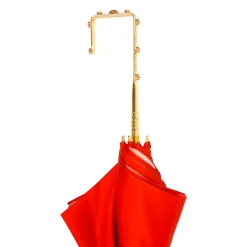 Il Marchesato Colorful Handcrafted Umbrella with Flower, Made in Italy Clearance