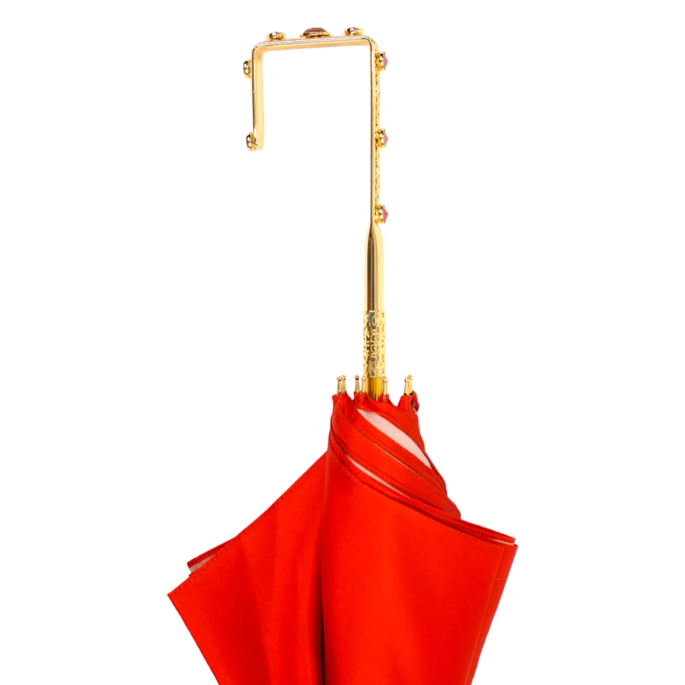 Il Marchesato Colorful Handcrafted Umbrella with Flower, Made in Italy Clearance