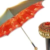 Il Marchesato Cream and red umbrella with exclusive design Clearance