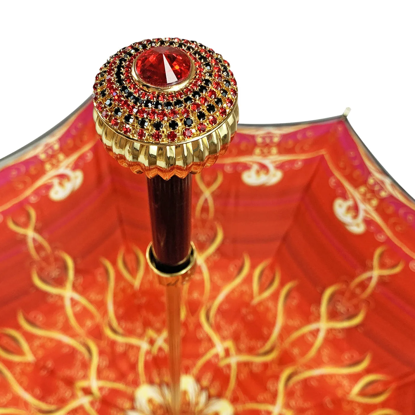 Il Marchesato Cream and red umbrella with exclusive design Clearance