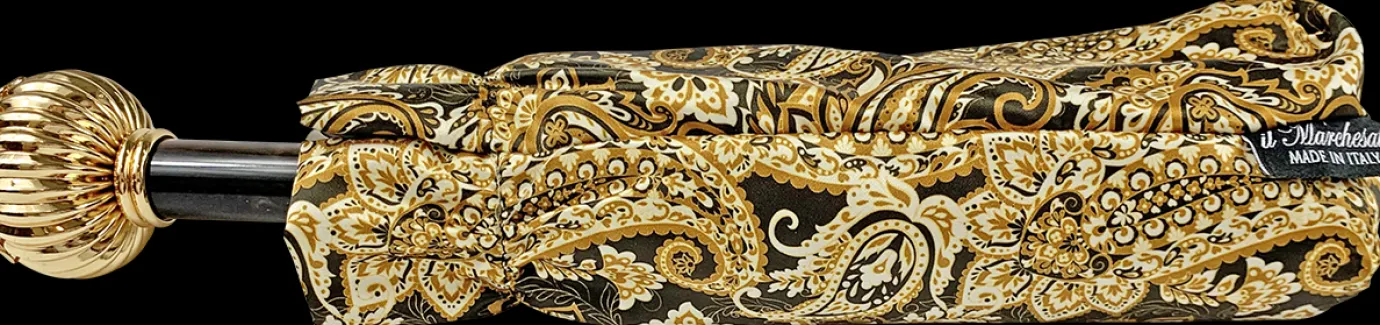 Il Marchesato Cream paisley design with yellow stone Best