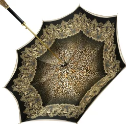 Il Marchesato Creamy Leopard Print Umbrella, Double Cloth Clearance