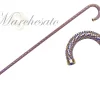 Il Marchesato Crook Walking Cane Encrusted with Sapphire crystals Best
