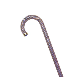 Il Marchesato Crook Walking Cane Encrusted with Sapphire crystals Best