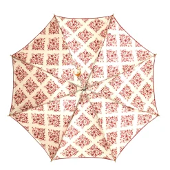 Il Marchesato Damask Splendor: Exclusive Umbrella with Damask Design in Amaranth Col Sale