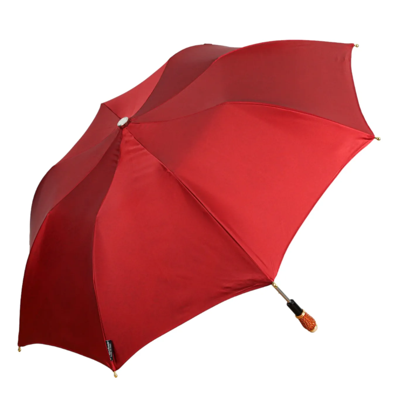 Il Marchesato Damask Splendor: Exclusive Umbrella with Damask Design in Amaranth Col Sale