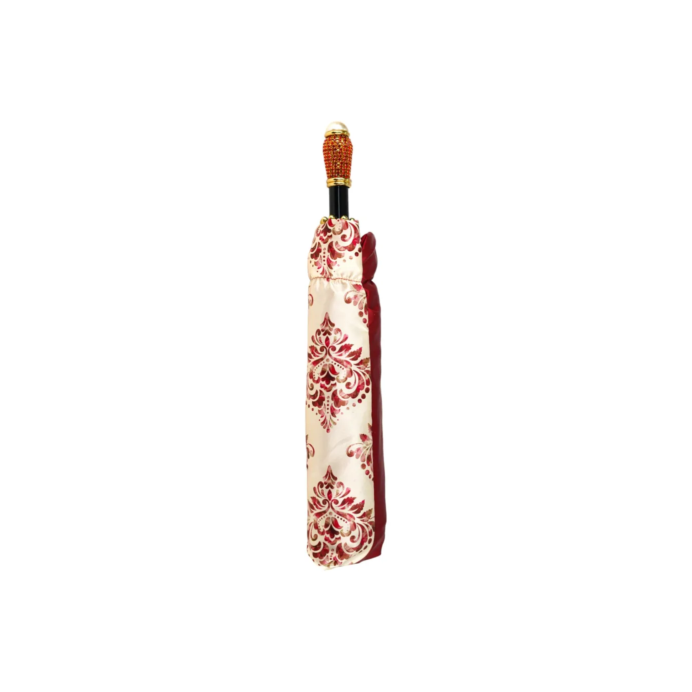 Il Marchesato Damask Splendor: Exclusive Umbrella with Damask Design in Amaranth Col Sale