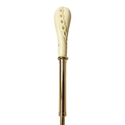 Il Marchesato Dark green umbrella with roses and cream knob Clearance