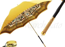 Il Marchesato Double Canopy Ladies Umbrella - Designed By " " Egyptian style Fashion