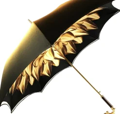 Il Marchesato Double Cloth Gold Shaded Dahlia Umbrella Outlet