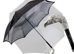 Il Marchesato Double Cloth Men's Umbrella, Silver-plated Eagle Outlet