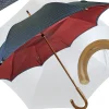 Il Marchesato Double Cloth Men's Umbrella - Blue navy with dots Design New