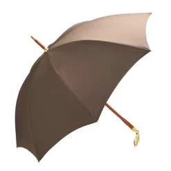 Il Marchesato Double Cloth Men's Umbrella - 24K Goldplated handle New