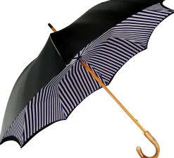 Il Marchesato Double Cloth Men's Umbrella - Blue Striped Design Online