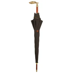 Il Marchesato Double Cloth Men's Umbrella - 24K Goldplated handle New