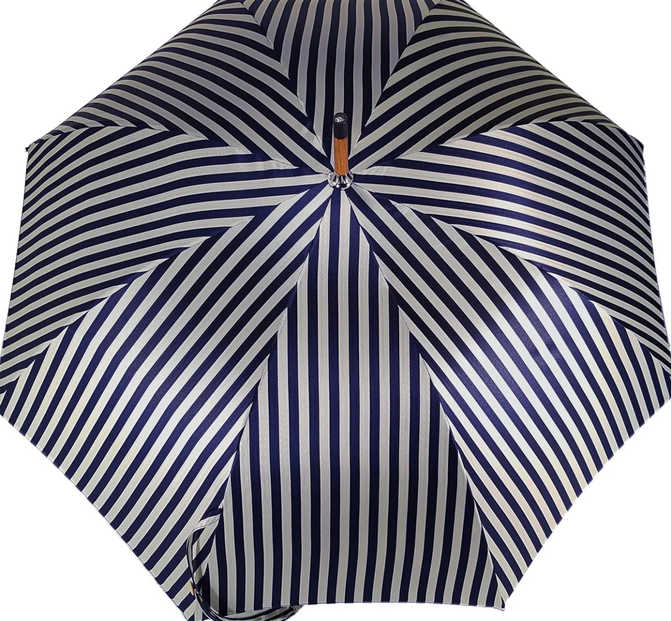 Il Marchesato Double Cloth Men's Umbrella - Blue Striped Design Best