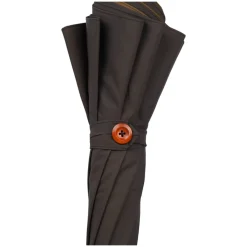 Il Marchesato Double Cloth Men's Umbrella - 24K Goldplated handle New
