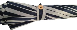 Il Marchesato Double Cloth Men's Umbrella - Blue Striped Design Best