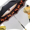 Il Marchesato Double Cloth Women's Umbrella with Printed Horses Design New