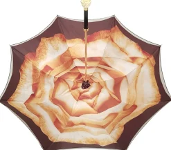 Il Marchesato Double Cloth Women's Umbrella with Printed Rose Design Fashion