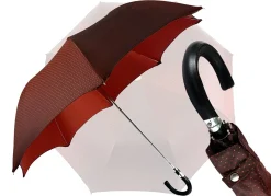 Il Marchesato Elegant Burgundy Polka Dot Umbrella Online