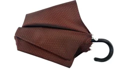 Il Marchesato Elegant Burgundy Polka Dot Umbrella Online