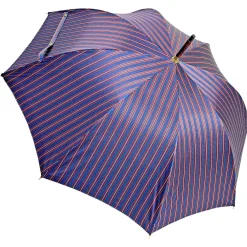 Il Marchesato Elegant burgundy umbrella - handmade red leather handle Online