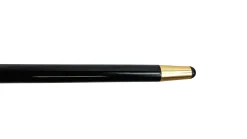 Il Marchesato Elegant Cane with Sculpted Black Skull Handle and Gold Accents Discount