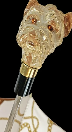 Il Marchesato Elegant cream with enamelled dog Sale