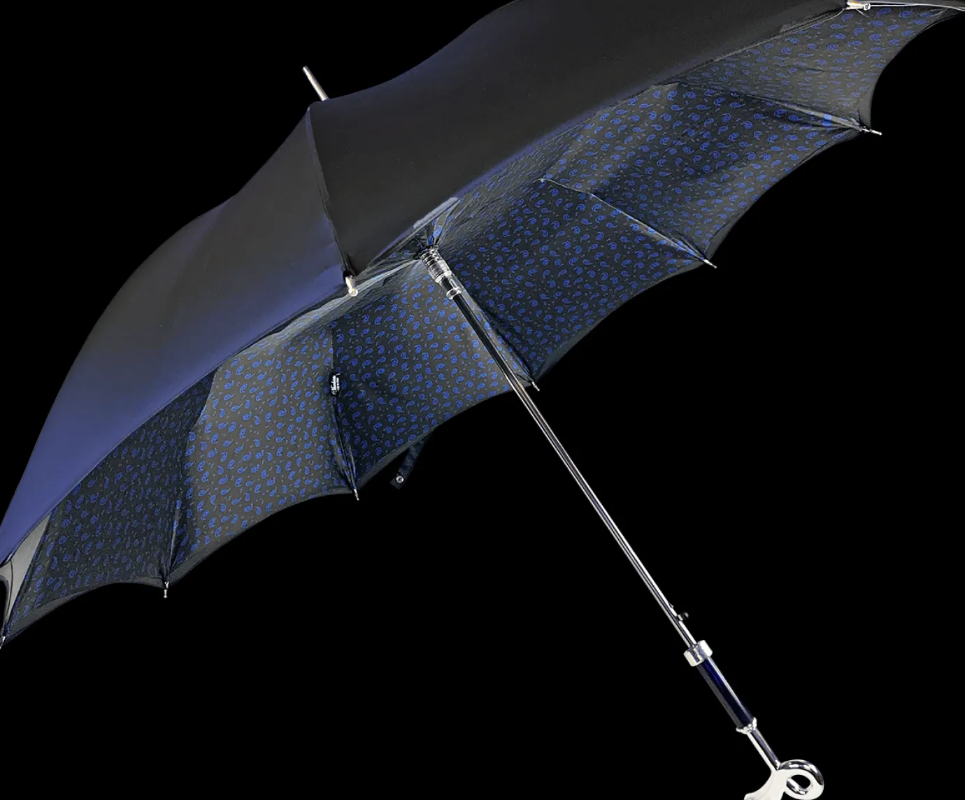 Il Marchesato Elegant Double canopy blue umbrella Online
