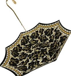 Il Marchesato Elegant Internally Herons Print Umbrella, Double Cloth Fashion
