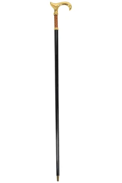 Il Marchesato Elegant Italian Craftsmanship: Luxury Walking Cane with 24K Gold Plati Discount