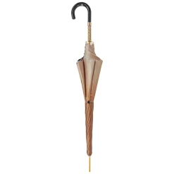 Il Marchesato Elegant ladies umbrella with black and brown flowered design Online