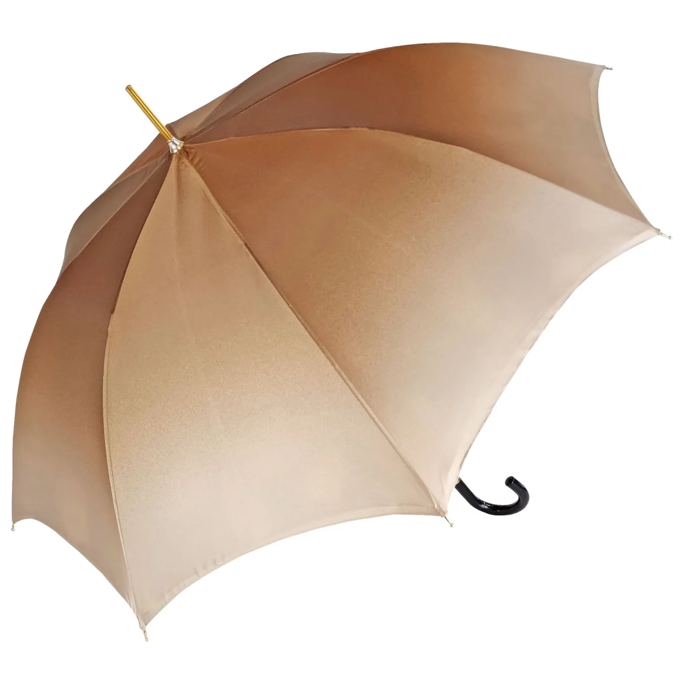 Il Marchesato Elegant ladies umbrella with black and brown flowered design Online