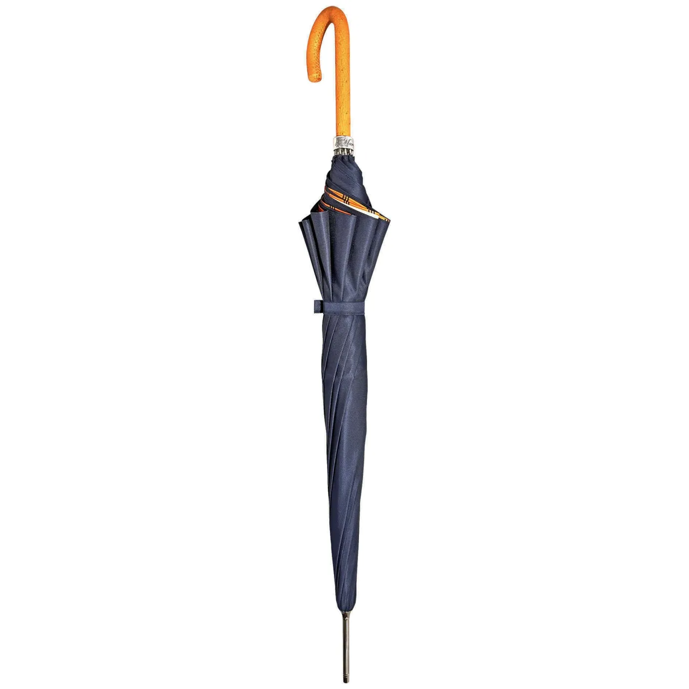 Il Marchesato Elegant Man's umbrella with orange ostrich leather handle Best