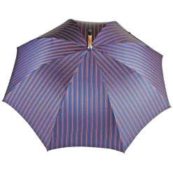 Il Marchesato Elegant Men's umbrella with black leather handle Hot