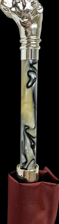 Il Marchesato Elegant men's umbrella with silverplated Labrador Sale