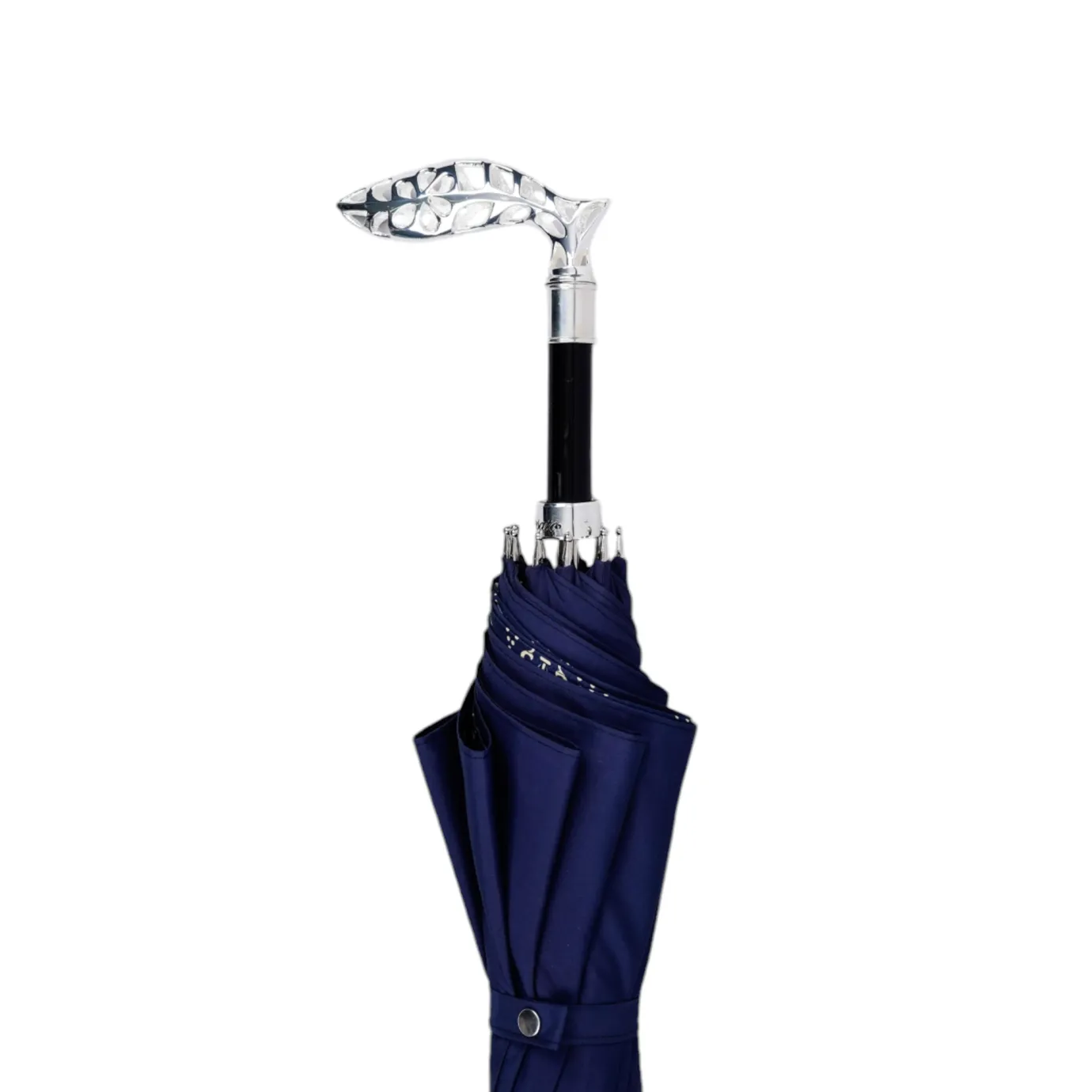 Il Marchesato Elegant men's umbrella with silverplated 925 handle Outlet