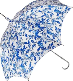 Il Marchesato Elegant Parasol With Blue Design On White Background Hot
