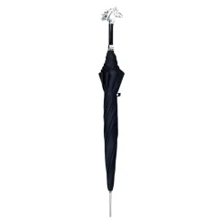 Il Marchesato Elegant polka dot umbrella with silverplated horse handle New